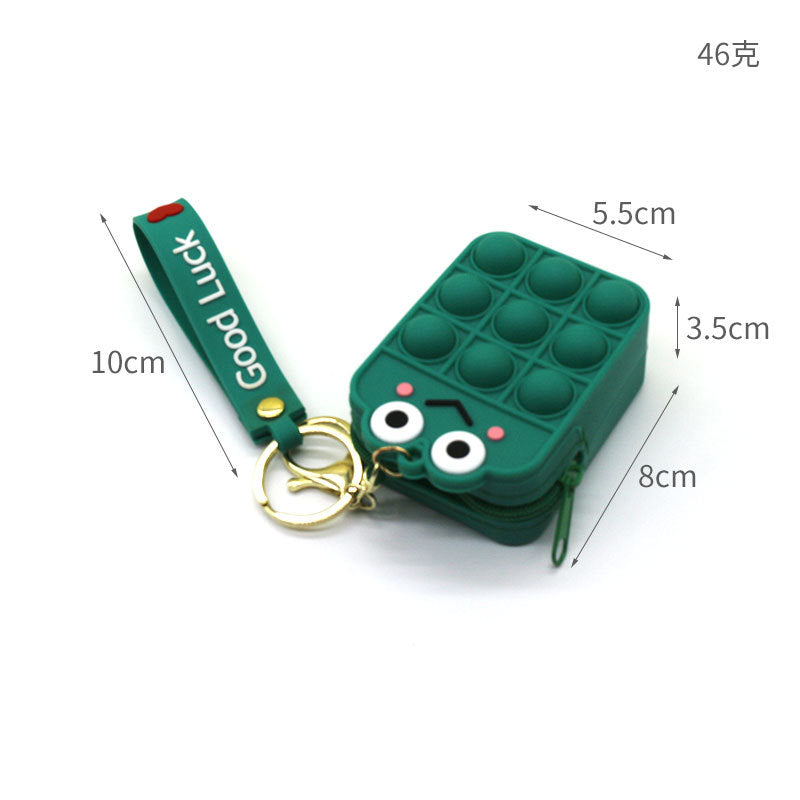 Mouse Killer Pioneer Silicone Cartoon Press Crossbody Bag Unicorn Kids Shoulder Bag Girls Crossbody Mini Square Bag Wholesale