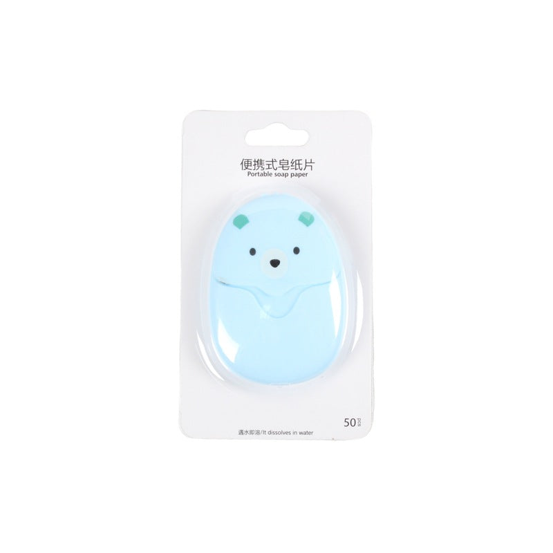 50 Travel Portable Soap Tablets Hand-washing Soap Disposable Travel Carry-on Pocket Mini Small Soap Paper