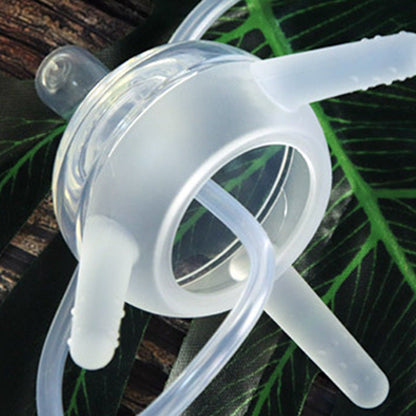 pp Material Separate Dual-purpose Baby and Mother Feeding Bottle Long Straw Feeding Artifact Free Hands Imitation Milk Weaning Bottle