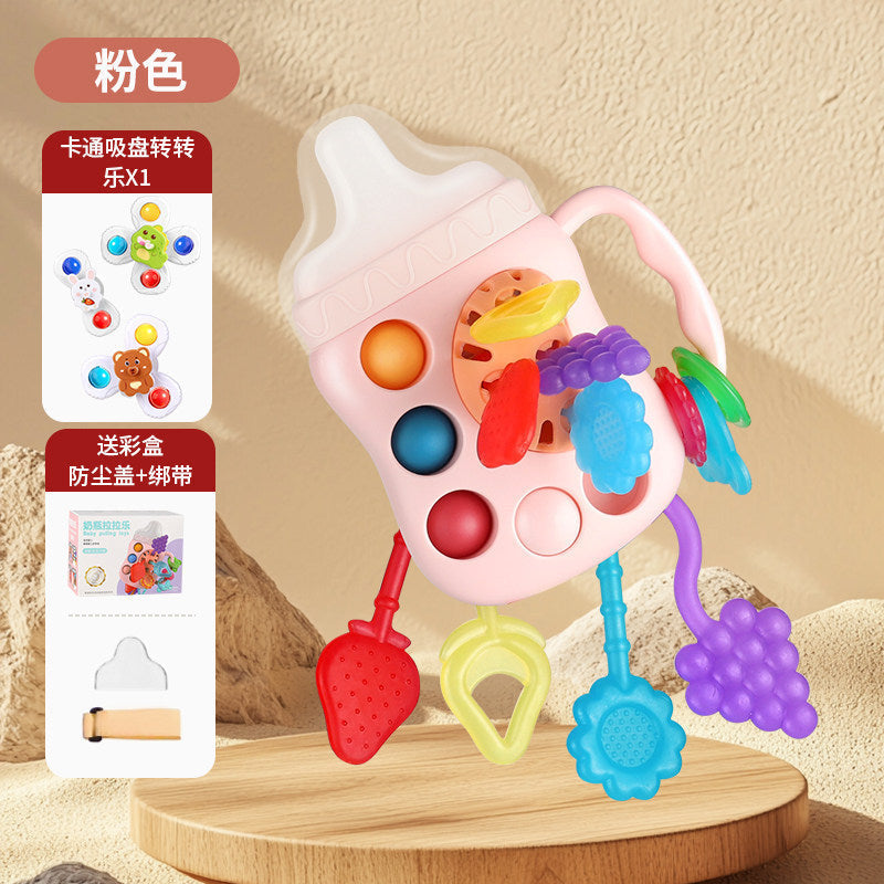 Pull-And-Play Baby Toy for 6 Months and Up, Educational and Chewable, Suitable for 0-1 Year Old Boys and Girls