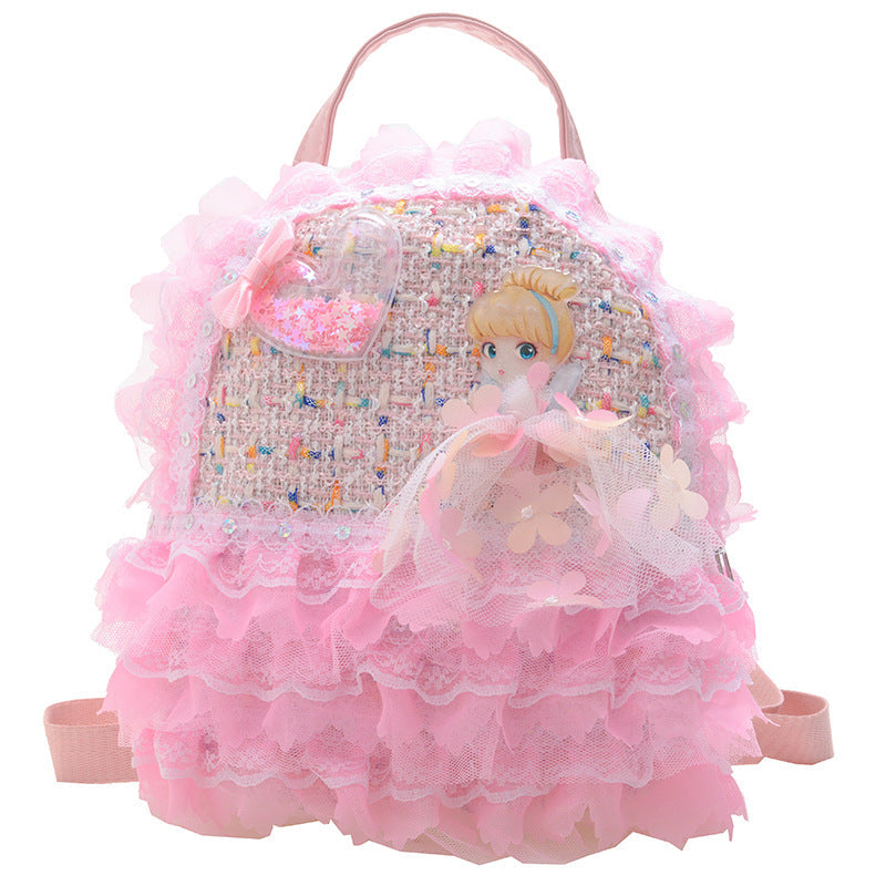 Mini Kids Backpack Cute Princess Coin Purse Accessory Bag 2023 New Travel Little-Chanel Style Backpack Wholesale