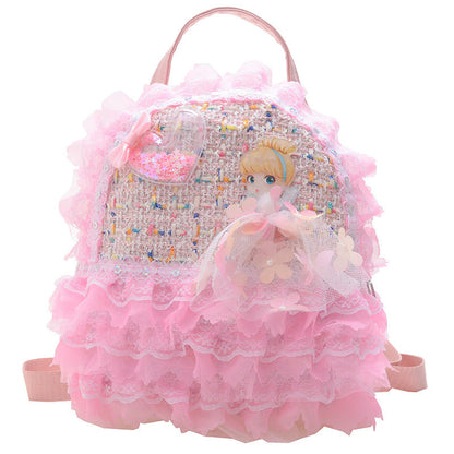 Mini Kids Backpack Cute Princess Coin Purse Accessory Bag 2023 New Travel Little-Chanel Style Backpack Wholesale