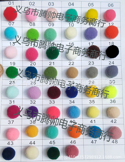 Cross-border cloud hair ball wind chimes bed Bell crib decoration pendant children's room wall decoration children's wall decoration