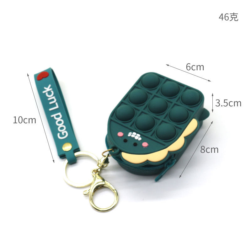 Mouse Killer Pioneer Silicone Cartoon Press Crossbody Bag Unicorn Kids Shoulder Bag Girls Crossbody Mini Square Bag Wholesale