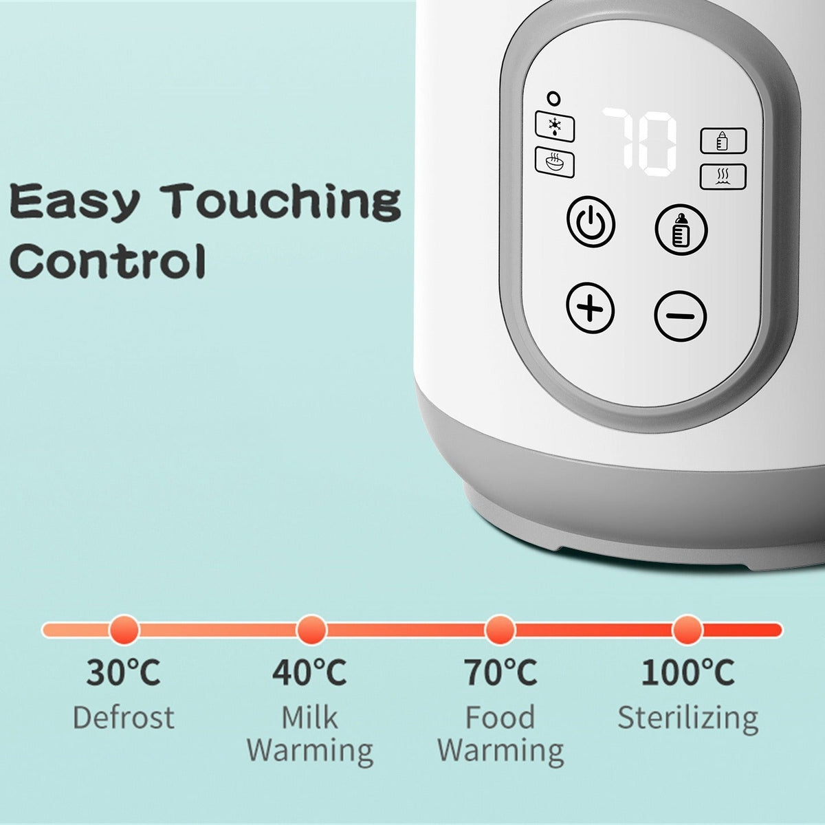 Cross-Border Baby Special Milk Warmer Sterilizer Two-In-One Household Constant Temperature Milk Warmer Breast Milk Warmer Milk Warmer