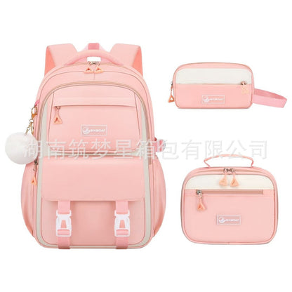 New Amazon Backpack Set for Elementary & Middle School Students (3-Piece) Lightweight, Weight-Reducing & Waterproof School Backpacks, Double Shoulder Bags