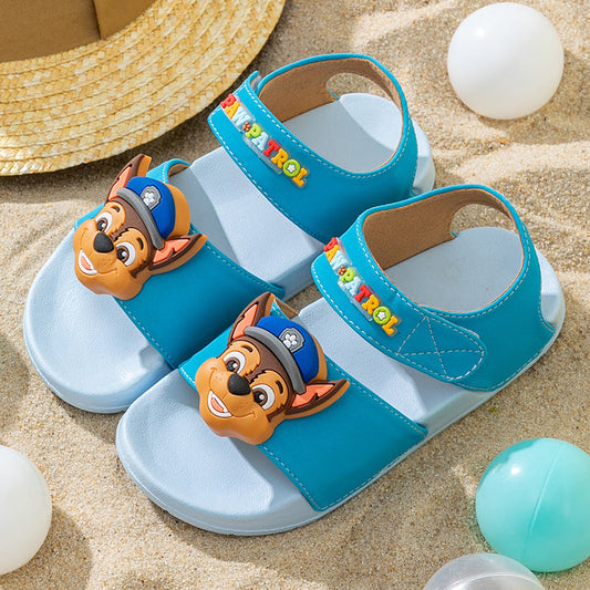 Customized children's sandals, summer boys beach sandals, 15-19 size, imported from china